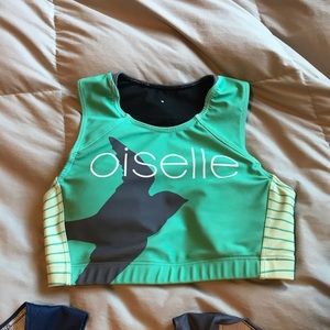 Oiselle Racing crop